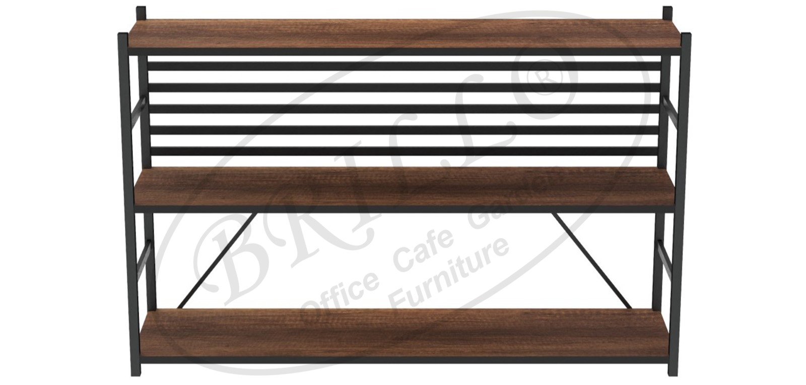 Toli 3'lü Raf 120 cm (Dikey) - Ofis mobilyası - Ofis mobilyaları